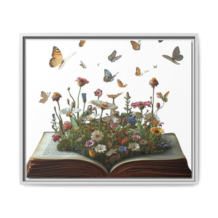 Whimsical Pop-Up Book Matte Canvas Art—Sustainable Framed Wall Décor