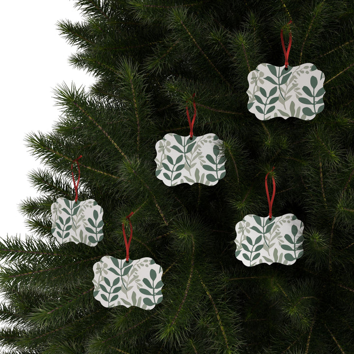 Modern Botanical Aluminum Ornaments – Custom, Stylish, Eco-Chic Décor Sets