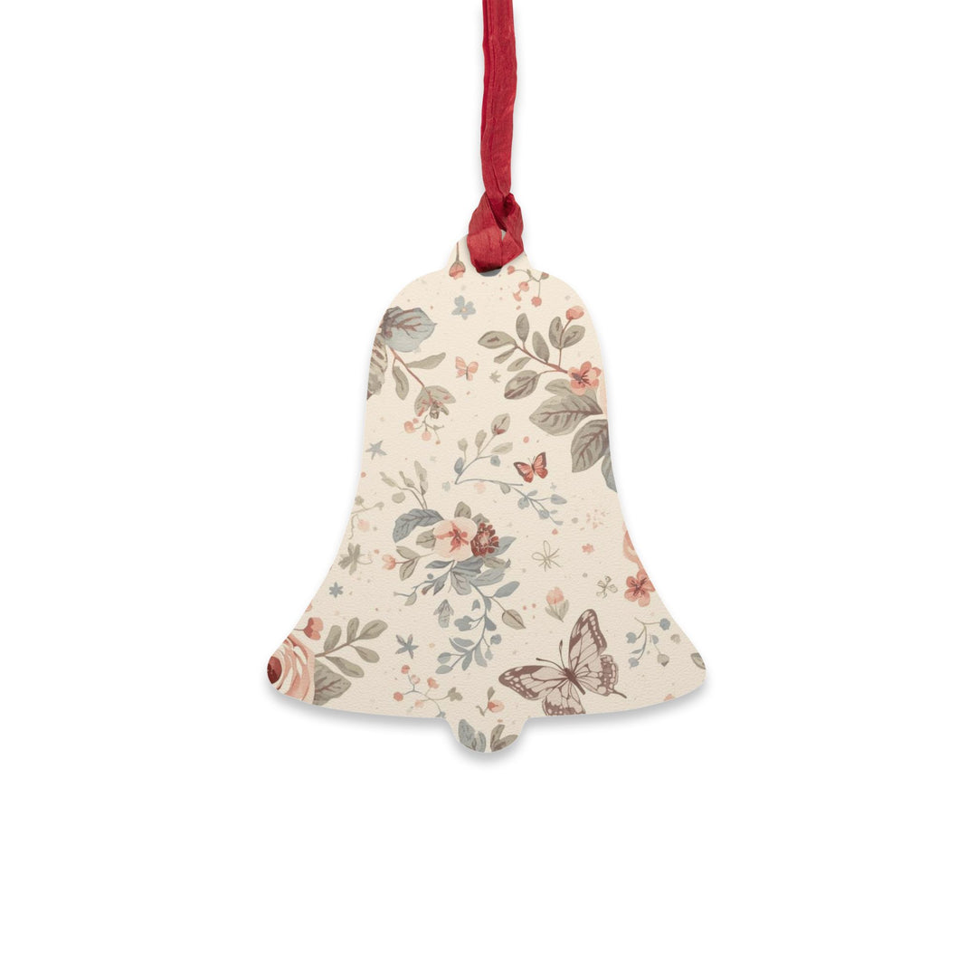Handcrafted Wooden Ornaments – Floral & Butterfly Rustic Decor, Magnetic & Hanging