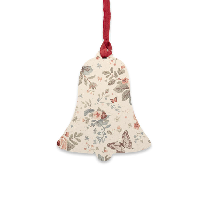 Handcrafted Wooden Ornaments – Floral & Butterfly Rustic Decor, Magnetic & Hanging