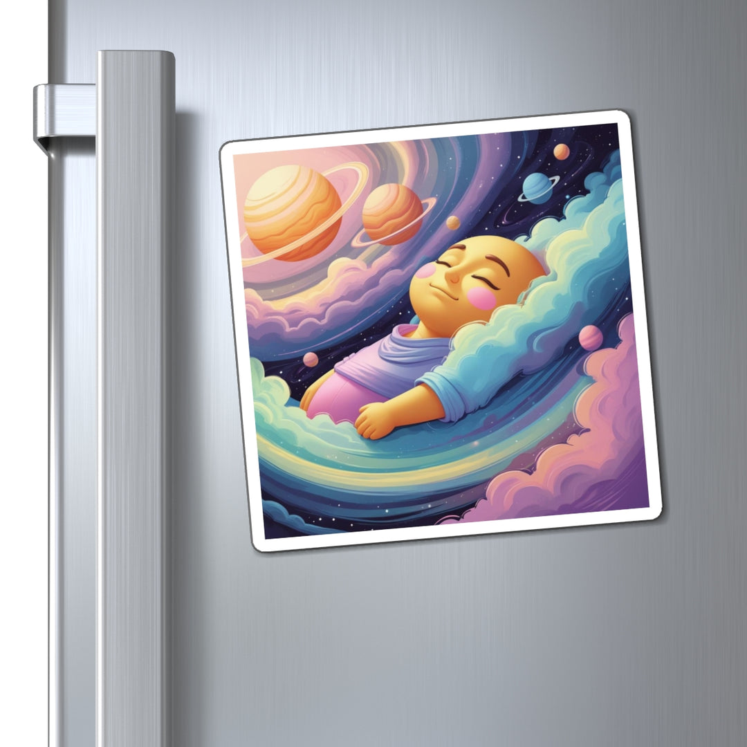 Custom Galaxy Baby Fridge Magnet – Cute Cosmic Nursery Decor