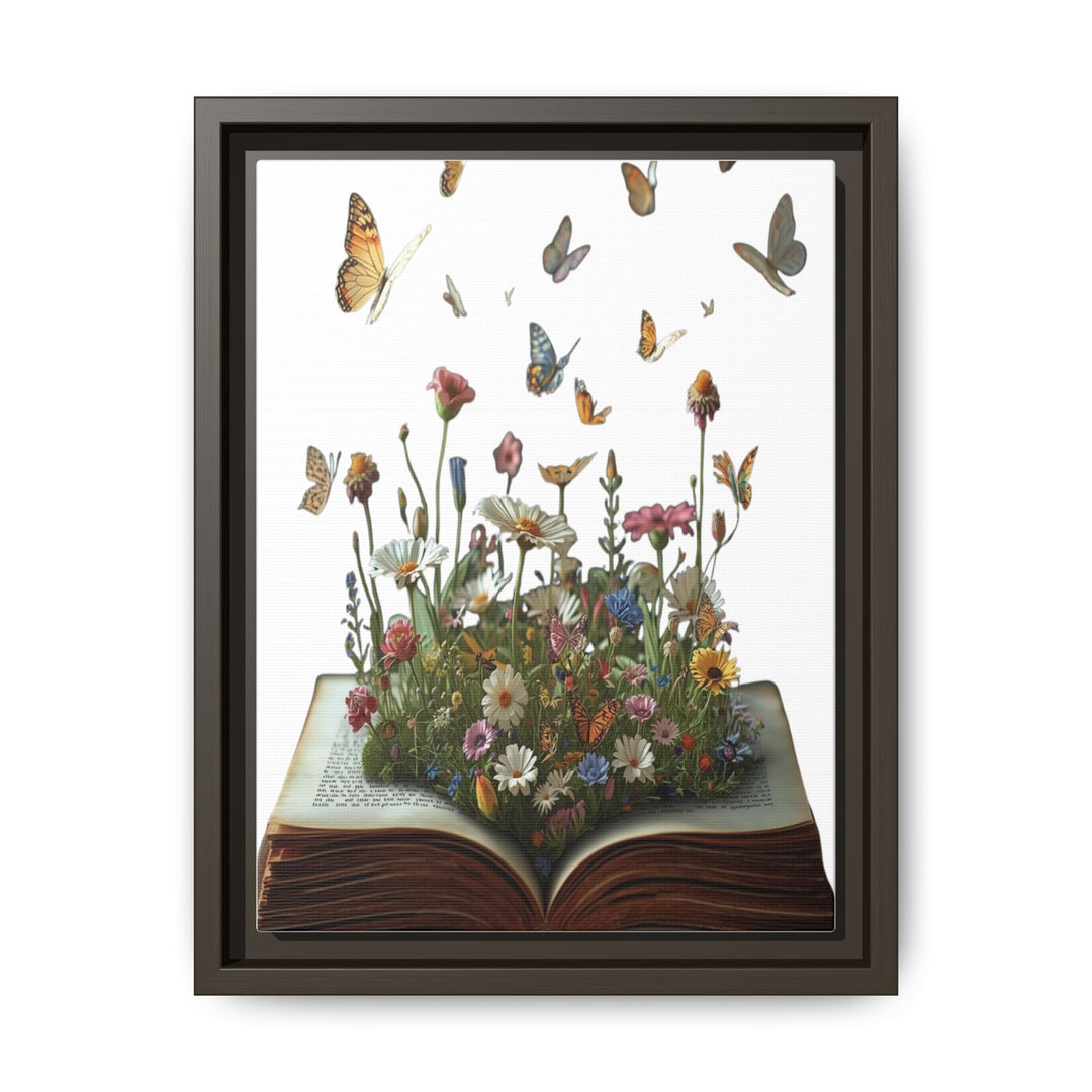 Whimsical Pop-Up Book Matte Canvas Art—Sustainable Framed Wall Décor