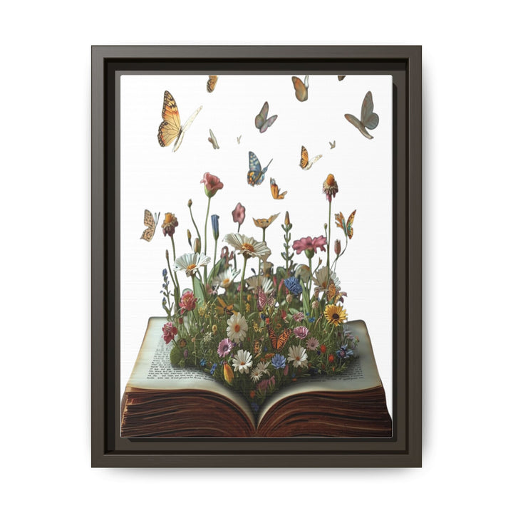 Whimsical Pop-Up Book Matte Canvas Art—Sustainable Framed Wall Décor