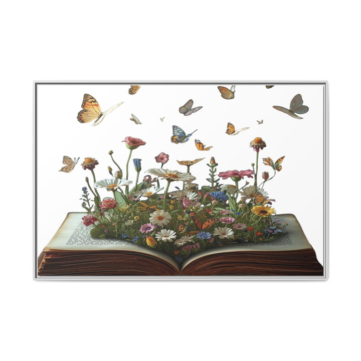 Whimsical Pop-Up Book Matte Canvas Art—Sustainable Framed Wall Décor