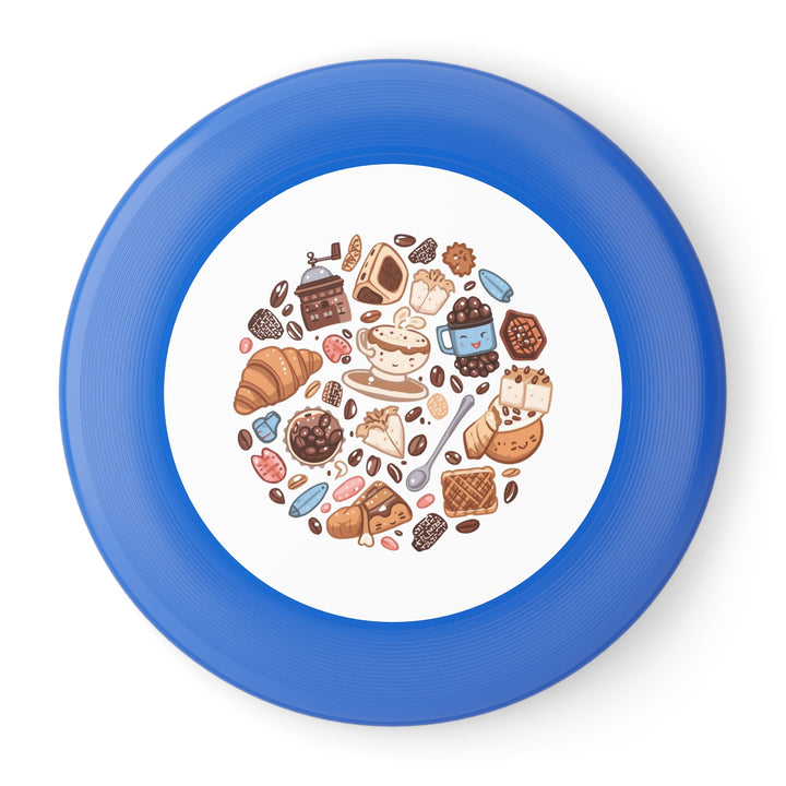Wham-O Frisbee – Coffee & Dessert Cartoon Design | Fun Flying Disc Toy