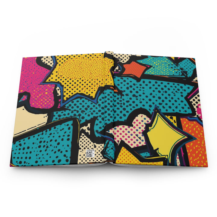 Comic Pop Art Matte Hardcover Journal – Custom, Vibrant & Fashion-Forward