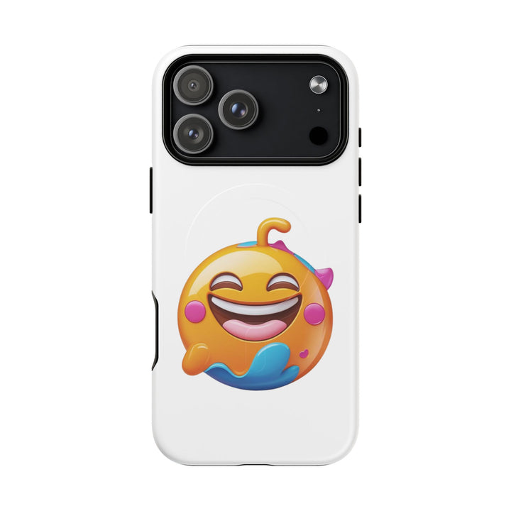 Tough Magnetic Emoji Case – Dual-Layer MagSafe Cover, Fun & Vibrant Design
