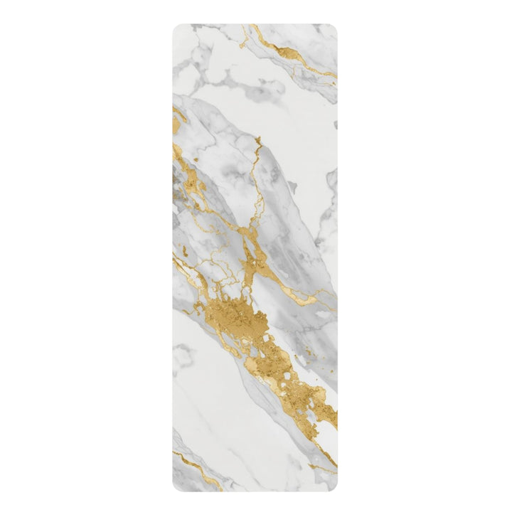 Custom Marble Gold Rubber Yoga Mat – Luxe, Eco-Friendly, Ultra-Grip 3mm