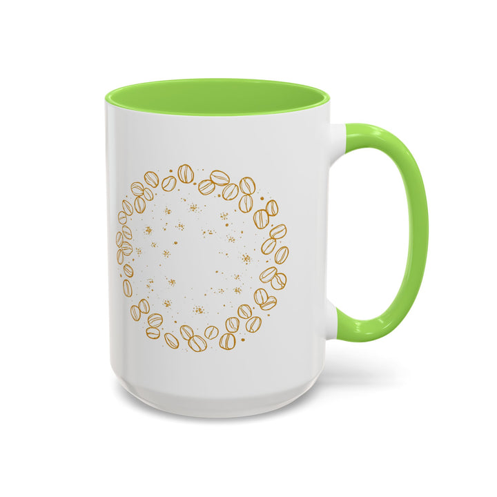 Colorful Modern Coffee Mugs 11oz/15oz – Hand-Drawn Cafe Art, Trendy Gift