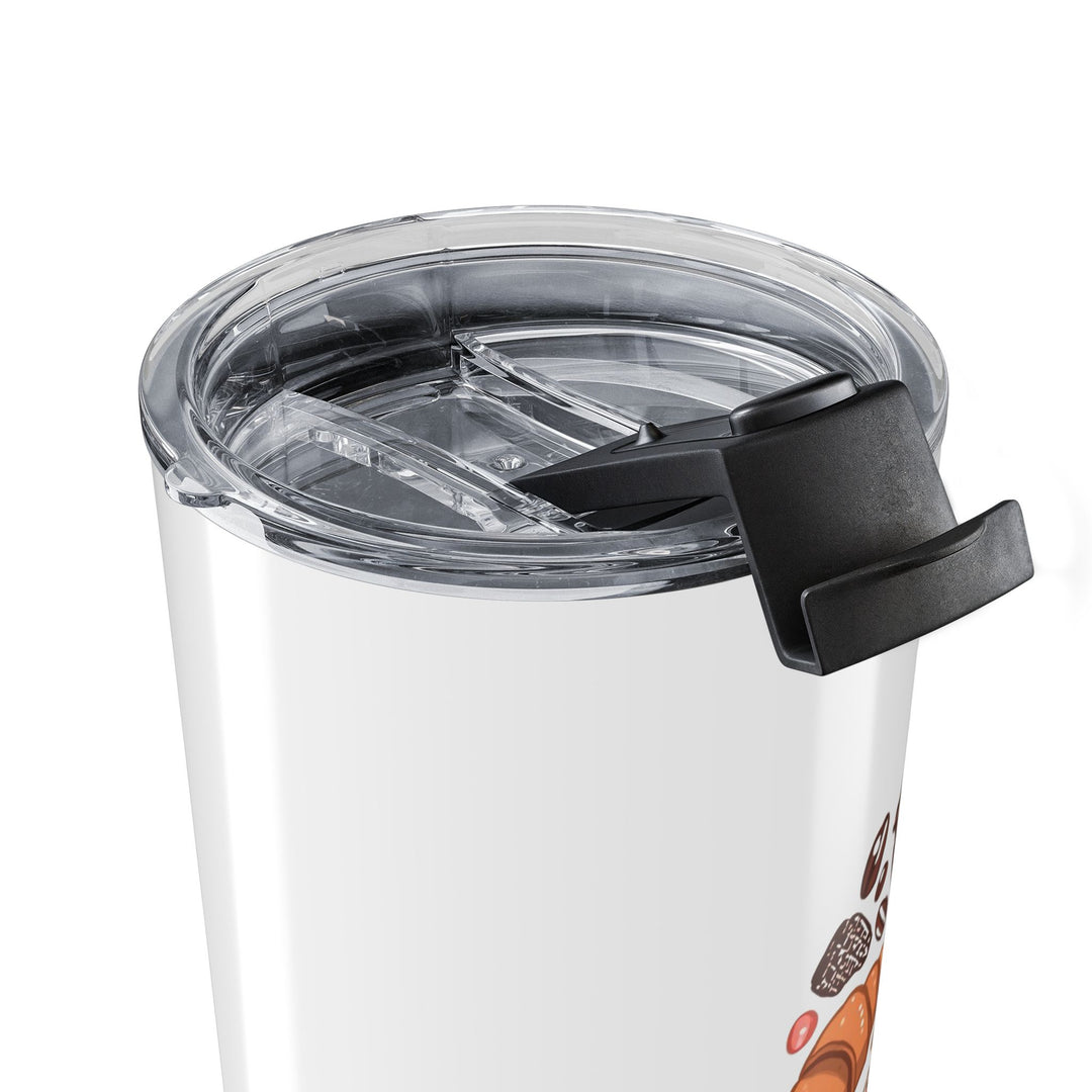 20oz Coffee & Dessert Cartoon Tumbler – Premium Insulated, Café Vibes