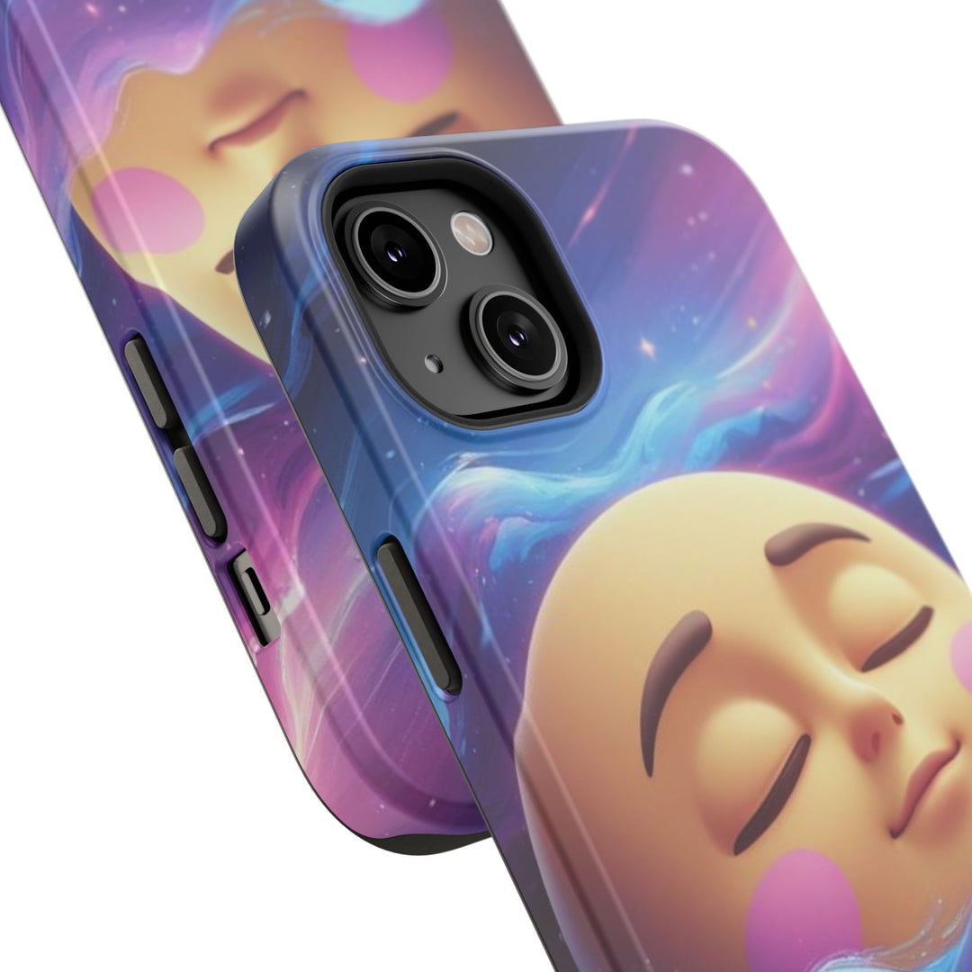 Galaxy Dream Moon Impact-Resistant Dual-Layer Phone Case – Custom & Cute