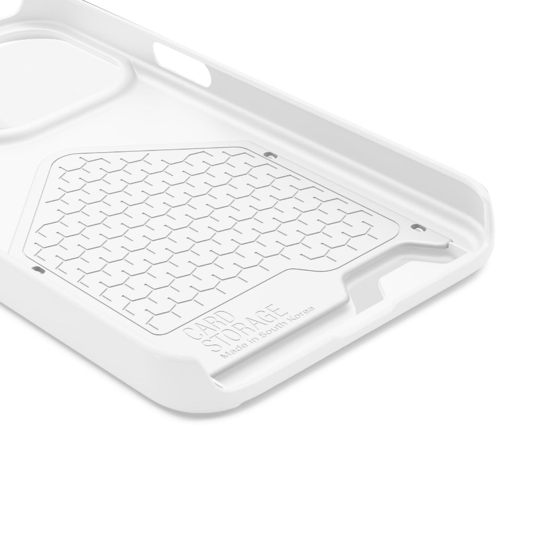 Emoji Smiley Card Holder Phone Case – Fun, Slim & MagSafe Compatible