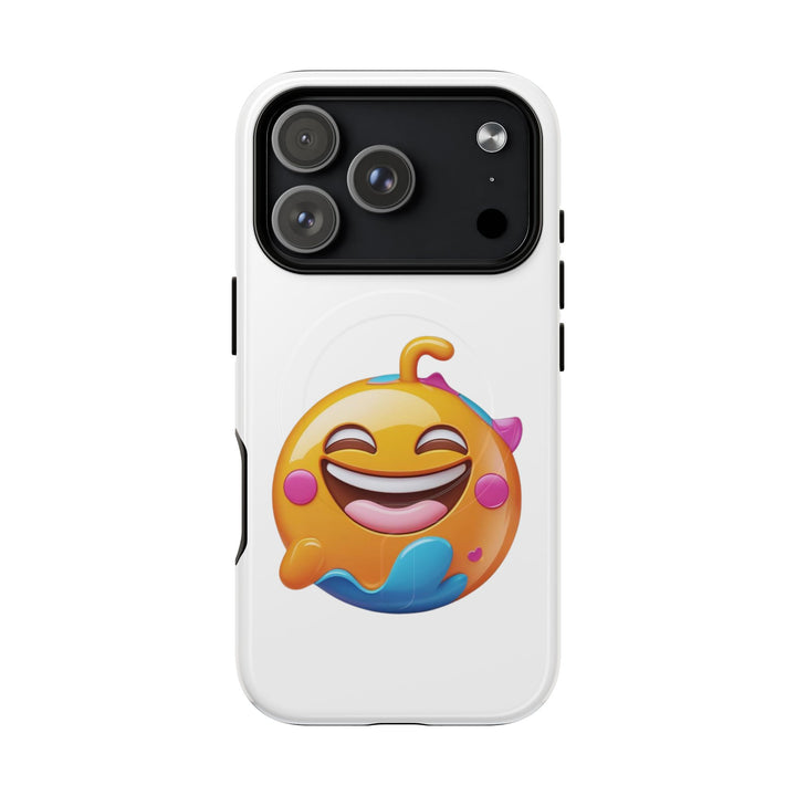 Tough Magnetic Emoji Case – Dual-Layer MagSafe Cover, Fun & Vibrant Design