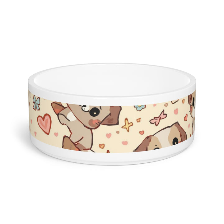 ChicPet Custom Pet Bowl – Cute Puppy & Kitten Design, Personalizable, Non-Slip