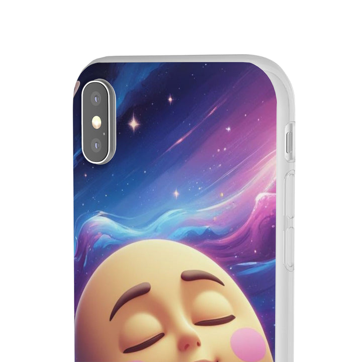 Flexi Case – Dreamy Galaxy Moon | Slim, Stylish & Durable Phone Cover