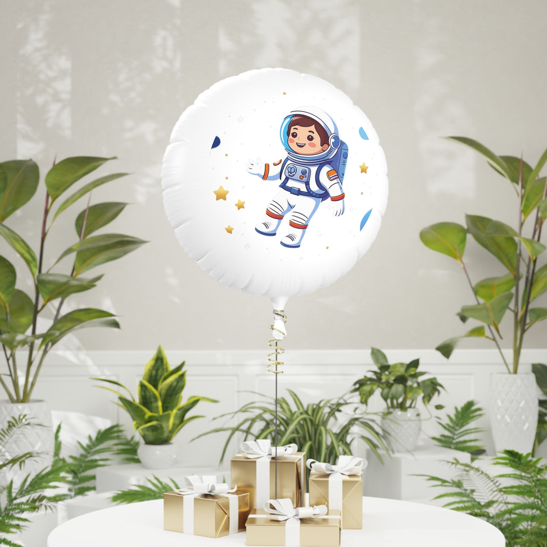 Customizable Astronaut Mylar Helium Balloon – Kid’s Space Party Decor