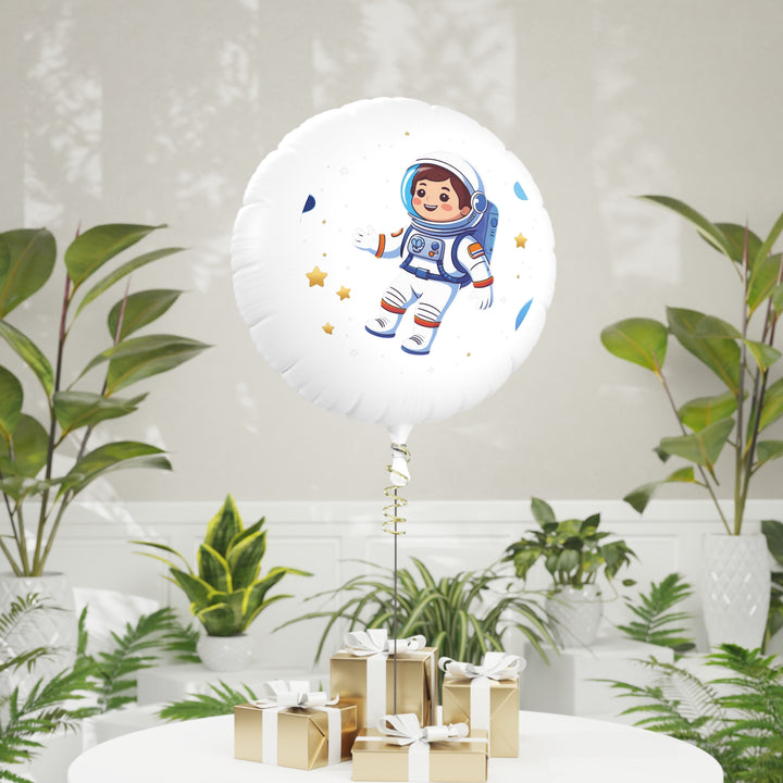 Customizable Astronaut Mylar Helium Balloon – Kid’s Space Party Decor
