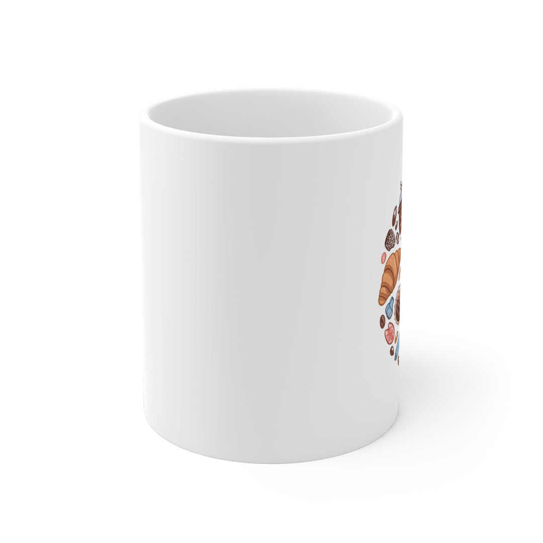 Personalized Cartoon Café Ceramic Mug – Custom 11oz/15oz/20oz Gift