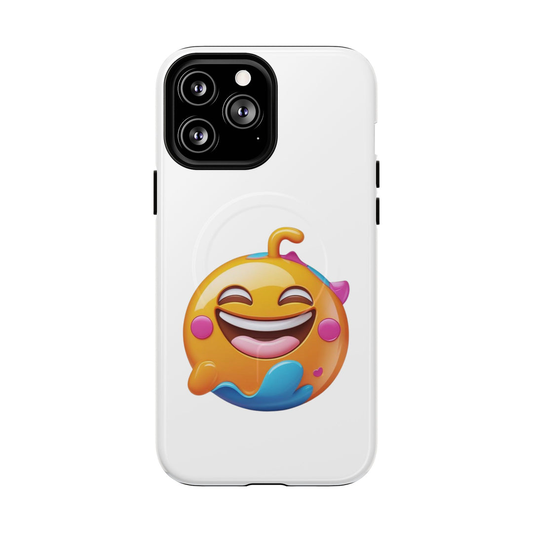 Tough Magnetic Emoji Case – Dual-Layer MagSafe Cover, Fun & Vibrant Design