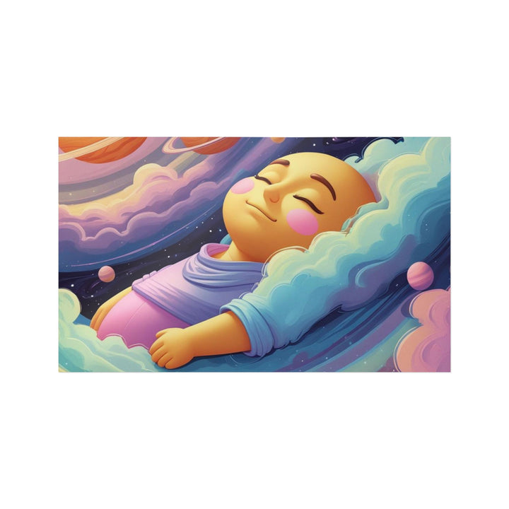 Dreamy Cosmic Die-Cut DTF Sticker – Baby Galaxy Sticker for Laptops & More