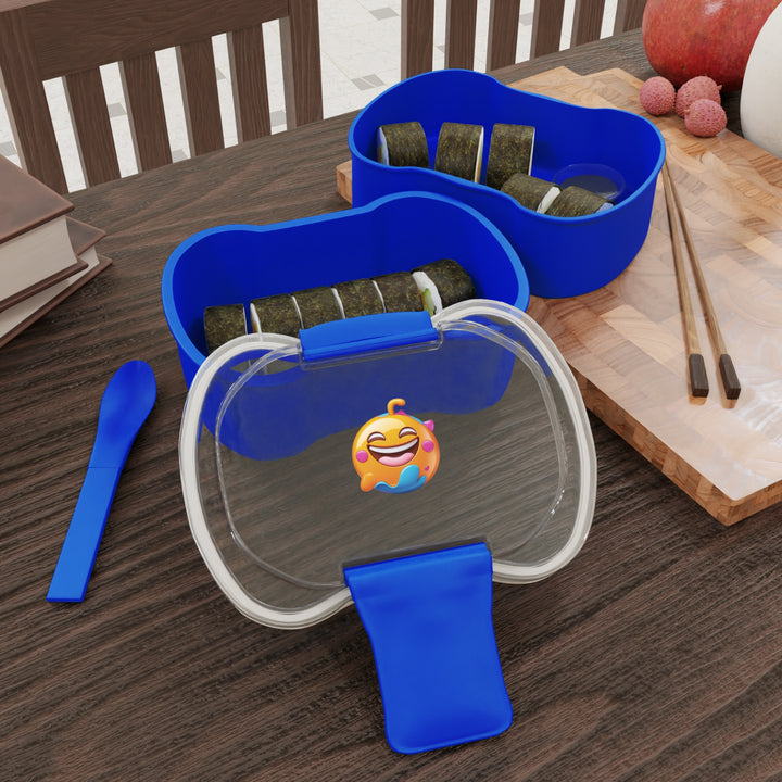 Emoji Joy Two-Tier Bento Box – Leakproof, Cute & Trendy Lunch Container