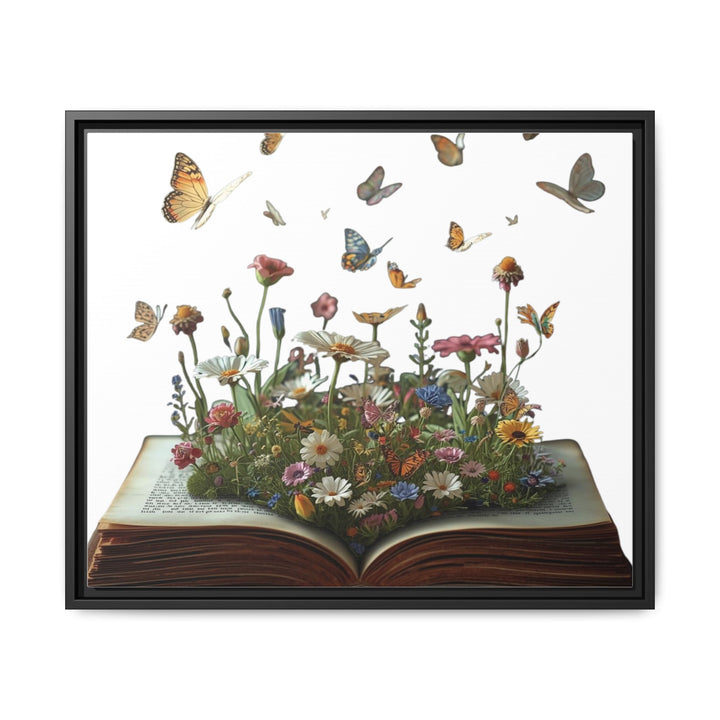 Whimsical Pop-Up Book Matte Canvas Art—Sustainable Framed Wall Décor