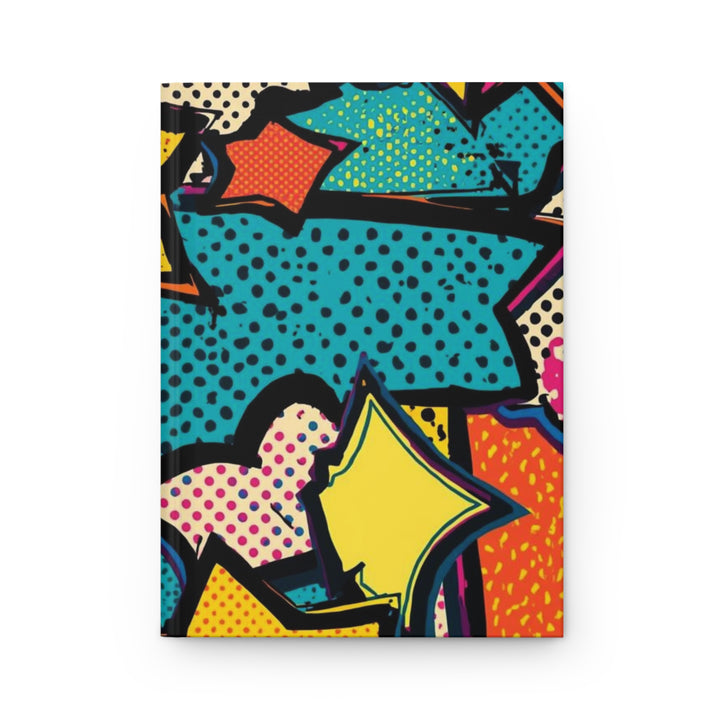 Comic Pop Art Matte Hardcover Journal – Custom, Vibrant & Fashion-Forward