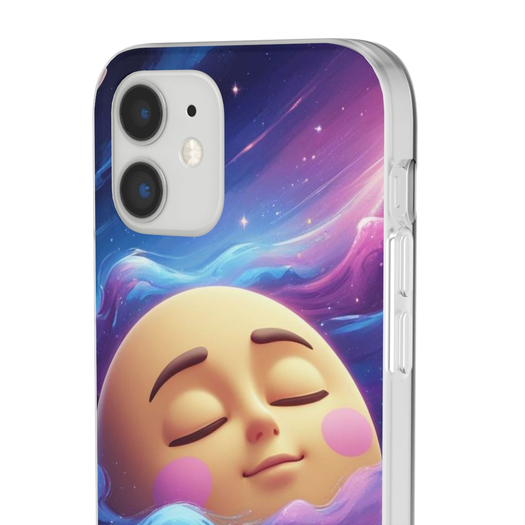 Flexi Case – Dreamy Galaxy Moon | Slim, Stylish & Durable Phone Cover