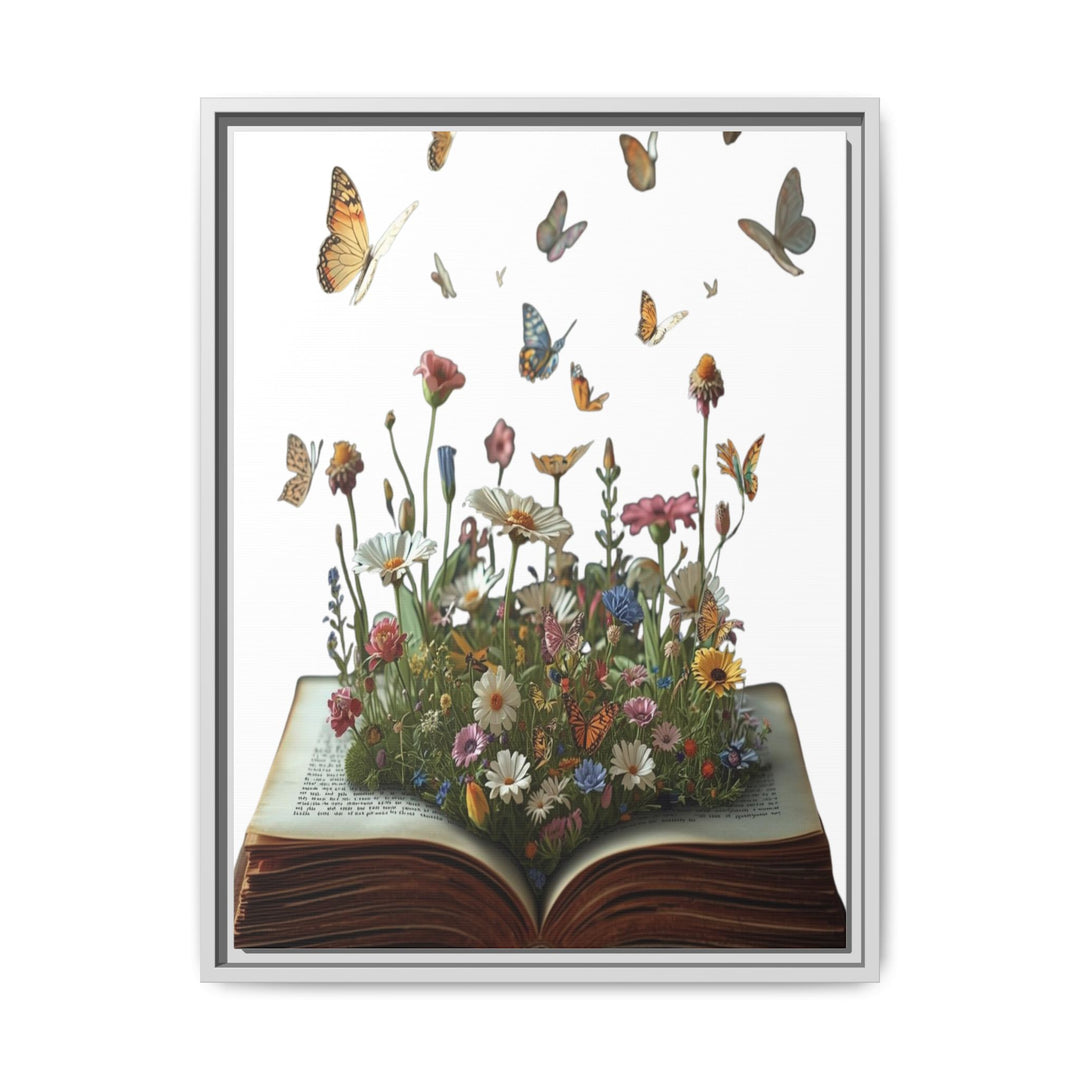 Whimsical Pop-Up Book Matte Canvas Art—Sustainable Framed Wall Décor