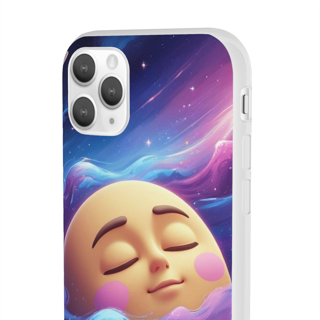 Flexi Case – Dreamy Galaxy Moon | Slim, Stylish & Durable Phone Cover