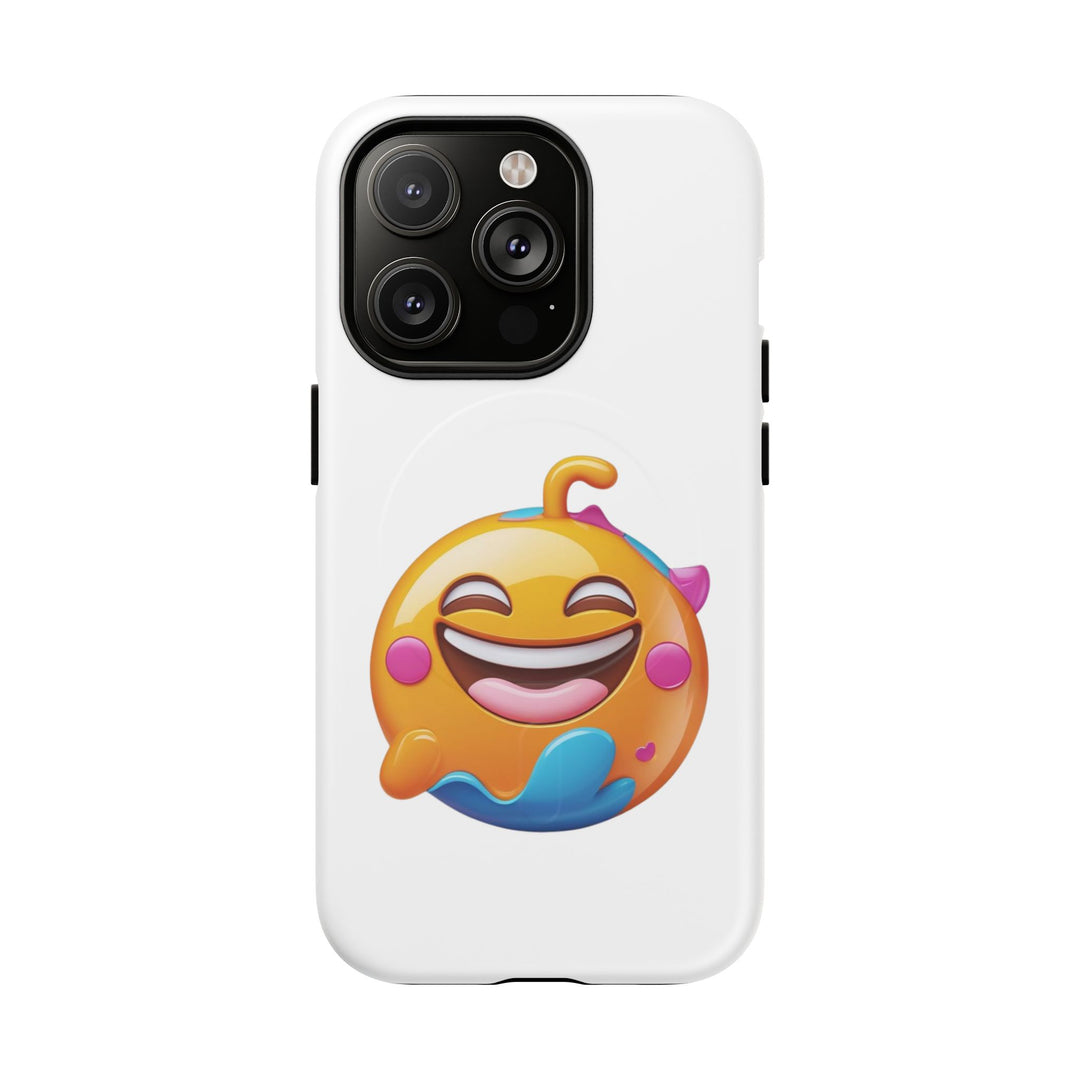 Tough Magnetic Emoji Case – Dual-Layer MagSafe Cover, Fun & Vibrant Design