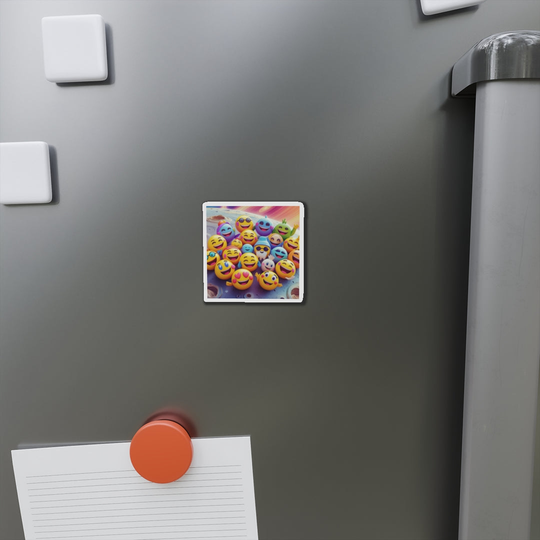 Custom Die-Cut Emoji Space Magnets – Fun, Trendy, Personalized Decor