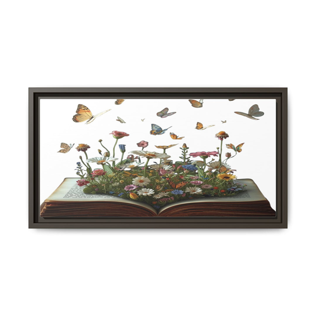 Whimsical Pop-Up Book Matte Canvas Art—Sustainable Framed Wall Décor