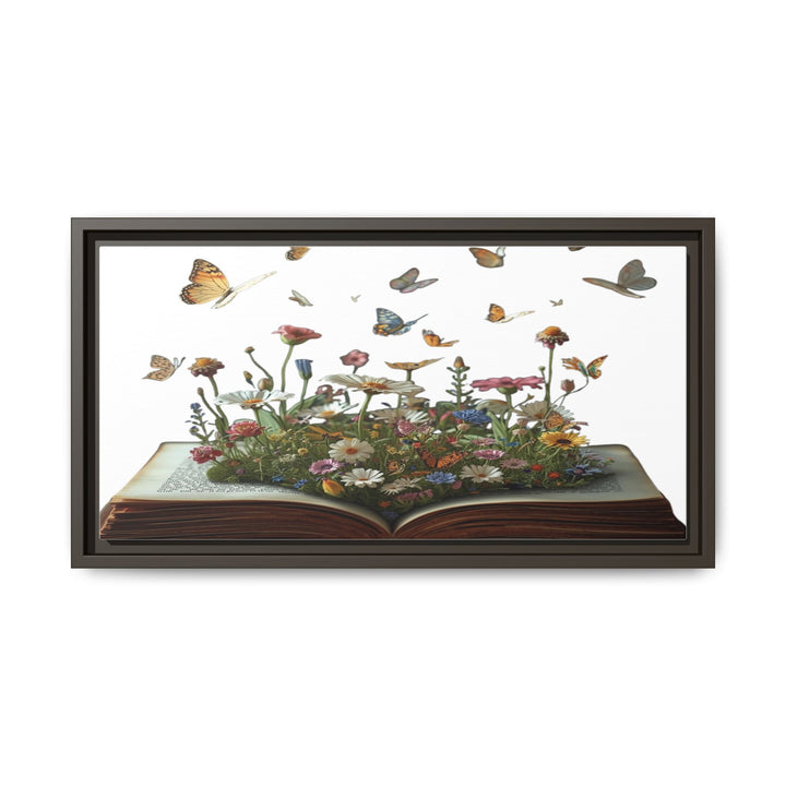 Whimsical Pop-Up Book Matte Canvas Art—Sustainable Framed Wall Décor