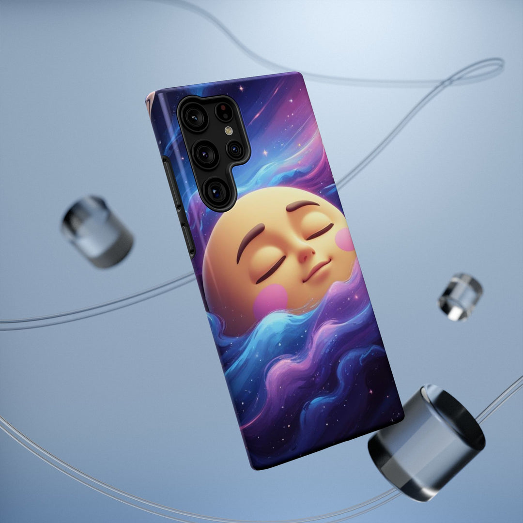 Galaxy Dream Moon Impact-Resistant Dual-Layer Phone Case – Custom & Cute
