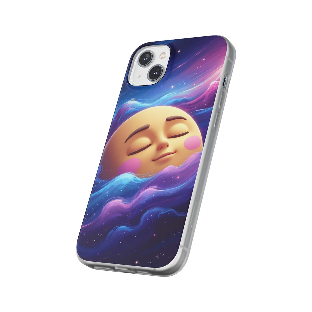 Flexi Case – Dreamy Galaxy Moon | Slim, Stylish & Durable Phone Cover