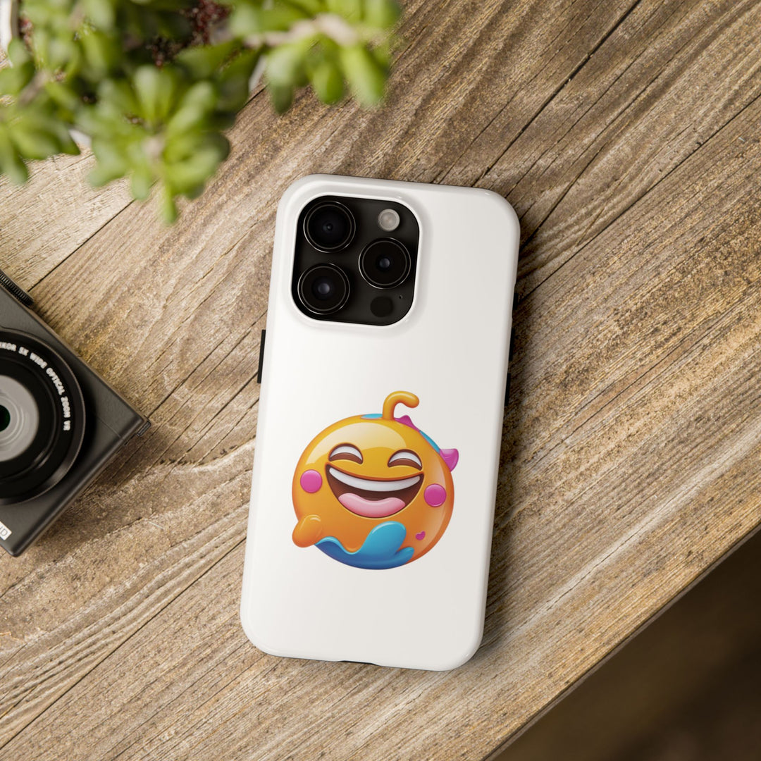 Tough Emoji Phone Case – Shockproof, Cute Cartoon Cover for iPhone & Samsung