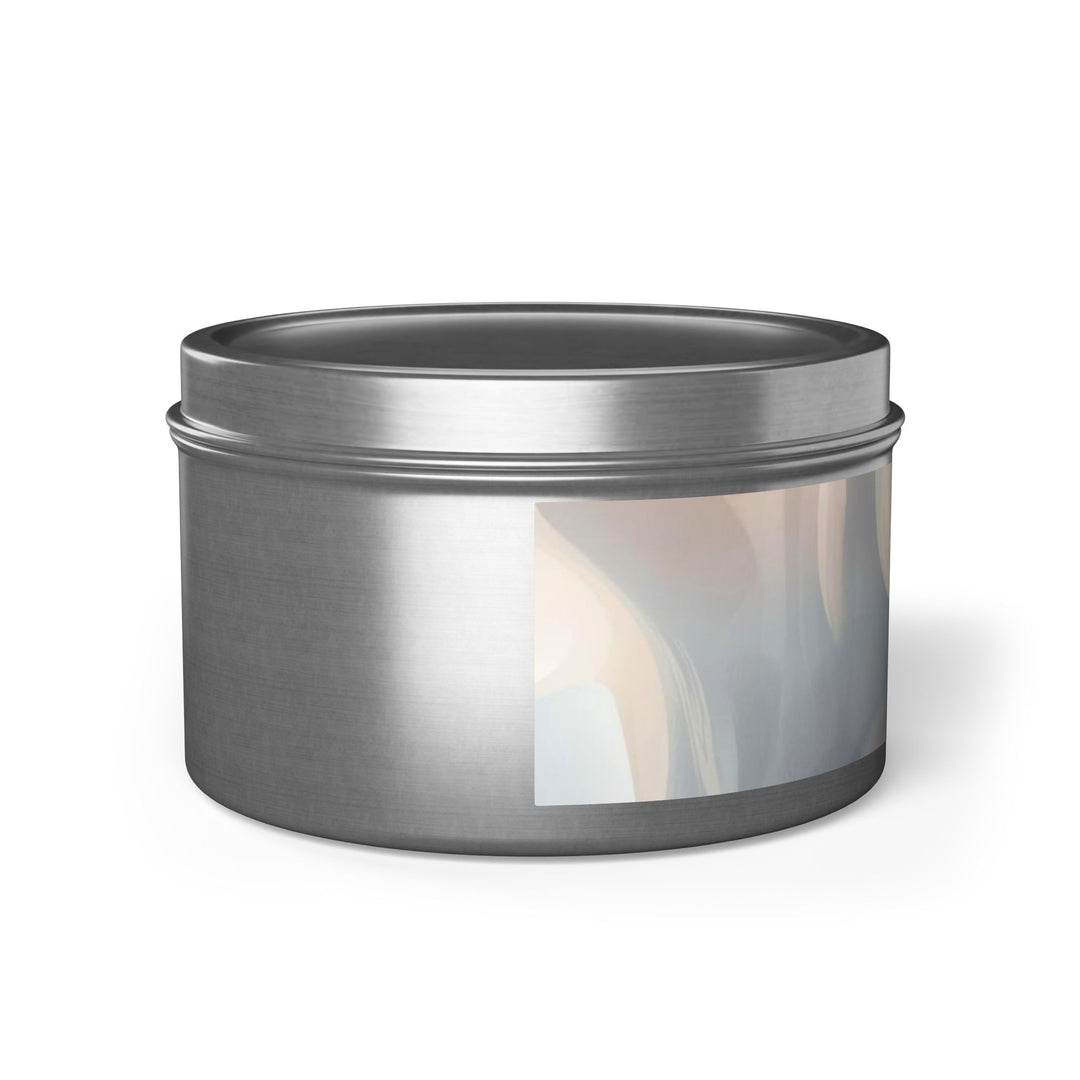 Handcrafted Tin Candles – Pastel Abstract, Eco Soy, Gift-Ready & Chic