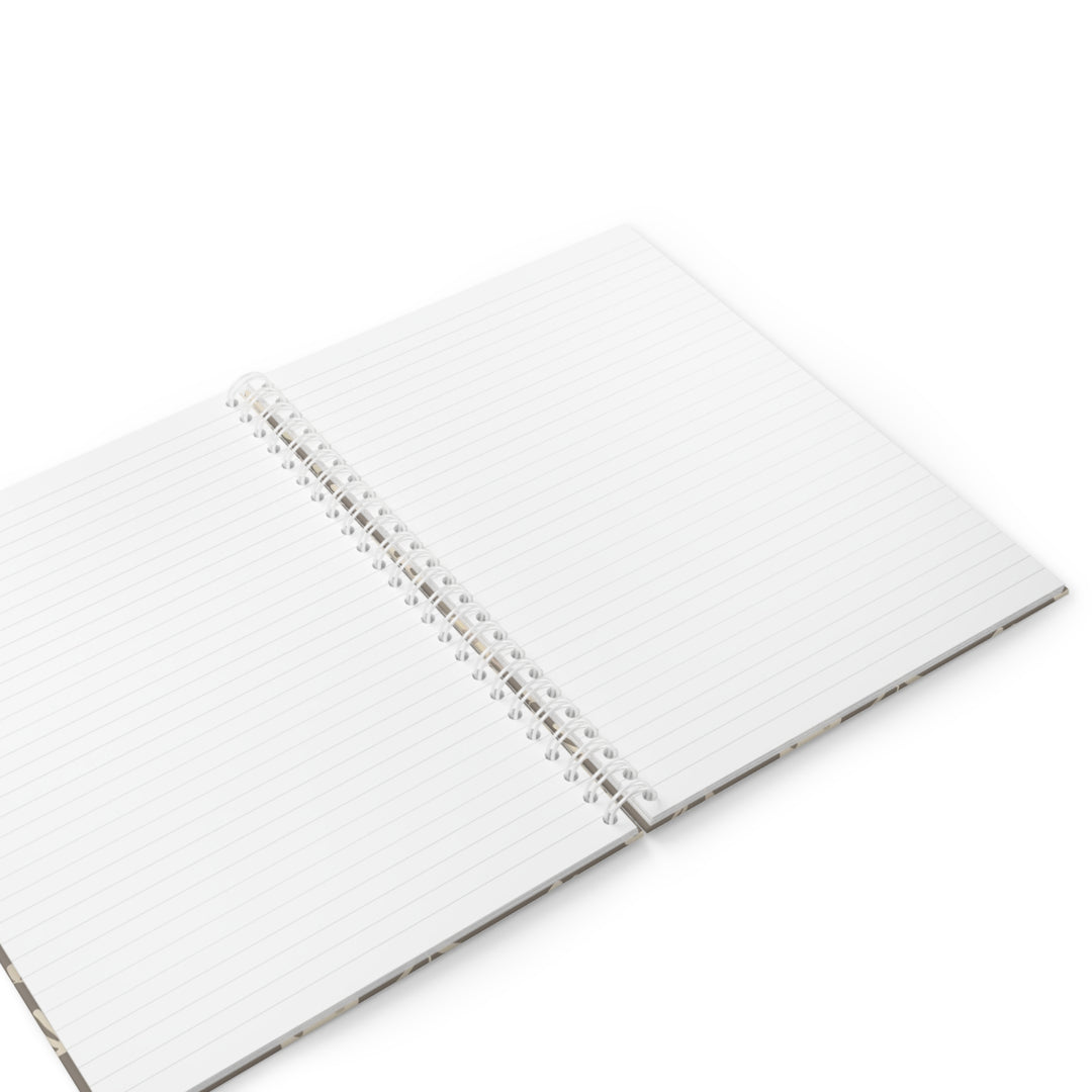 Custom Boho Botanical Spiral Notebook – Minimalist, Artsy & Trendy Journal
