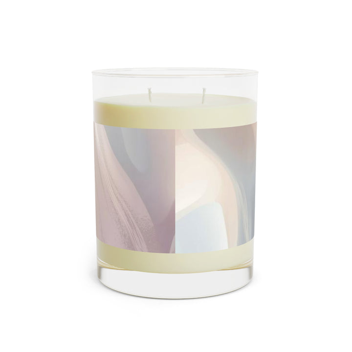 11oz Scented Candle – Luxe Soy, Pastel Abstract Glass, 65hr Burn