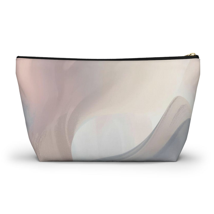 Chic T-Bottom Accessory Pouch – Pastel Abstract, Stylish Organizer Bag