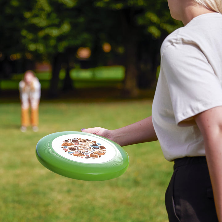 Wham-O Frisbee – Coffee & Dessert Cartoon Design | Fun Flying Disc Toy