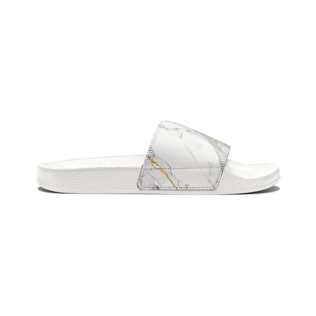 Men's Removable-Strap Sandals – Marble Gold Luxe, Customizable Comfort