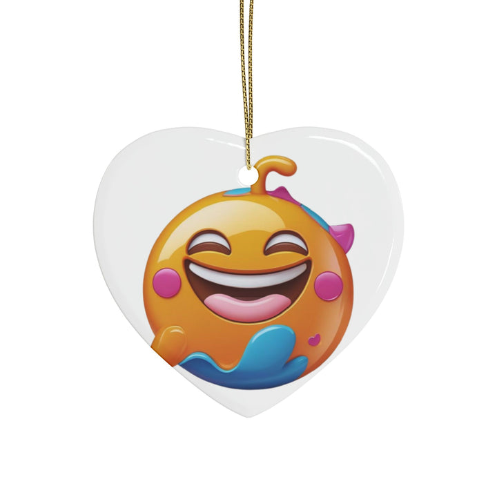 Personalized Ceramic Ornaments – Fun Emoji Design, Custom Sets, Gift-Ready!