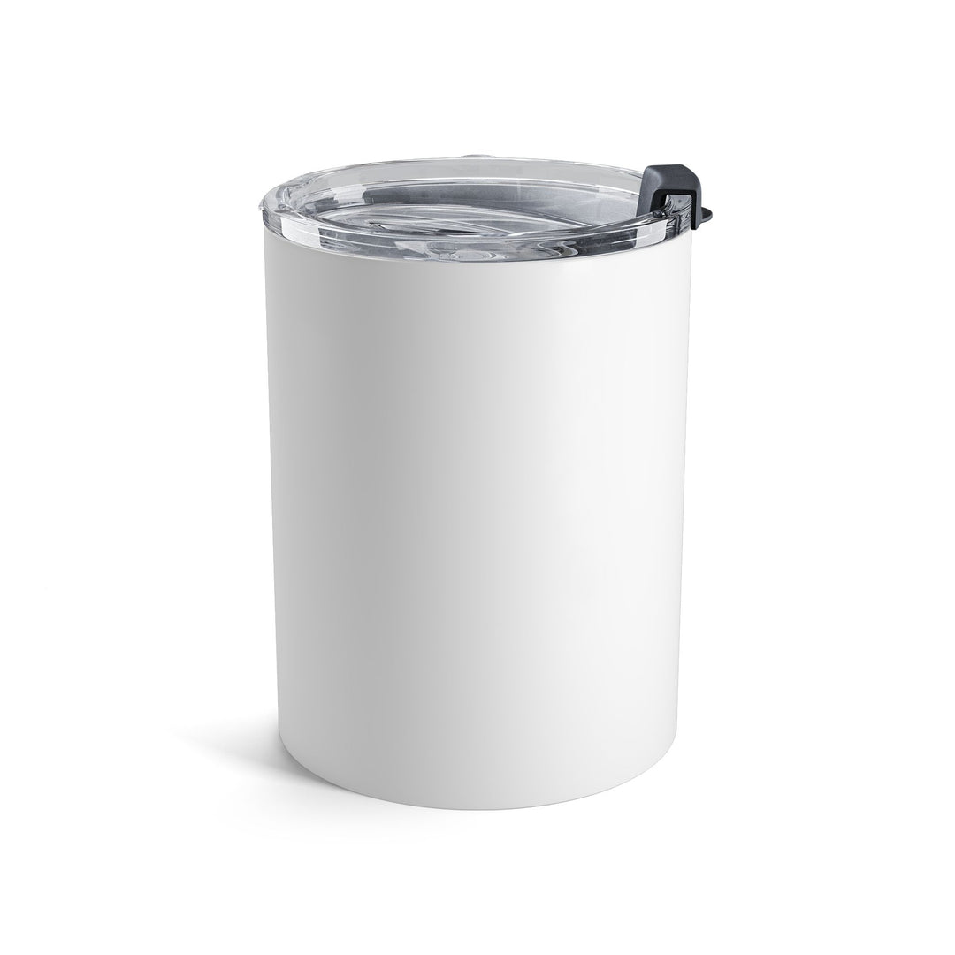 10oz Insulated Tumbler – Cute Coffee & Dessert Cartoon Bistro Design, Spill-Proof