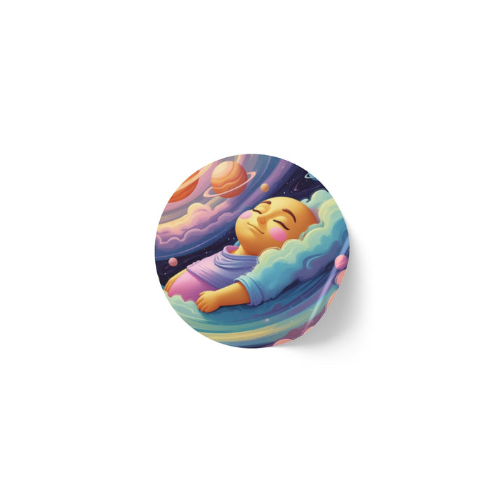 Cosmic Dream Round Sticker Rolls – Durable, Glossy, Pastel Galaxy Labels