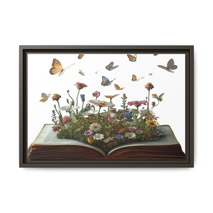 Whimsical Pop-Up Book Matte Canvas Art—Sustainable Framed Wall Décor