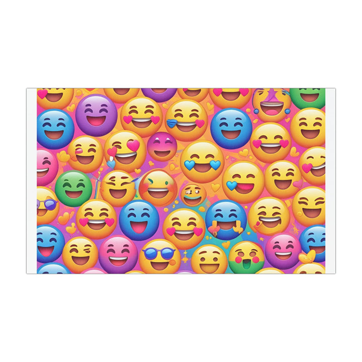 Custom Car Magnet – Vibrant Emoji Pattern, Trendy, Weatherproof, Removable