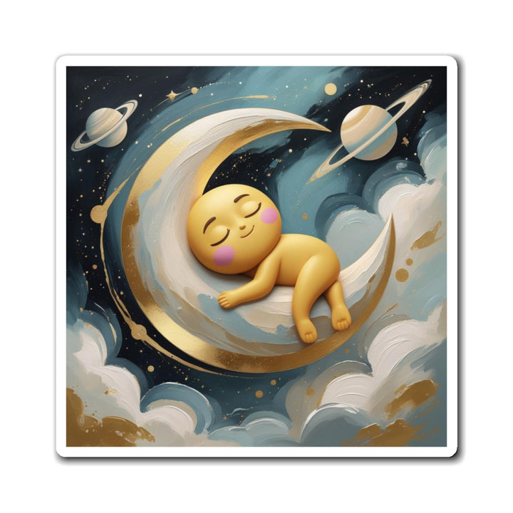 Custom Celestial Baby Moon Magnets – Cute Nursery Decor & Gifts