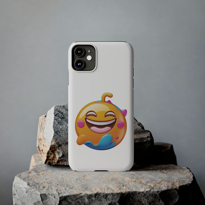 Emoji Joy Slim Phone Case – Ultra-Thin, Glossy, Playful & Protective